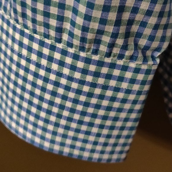 Billy Reid Full Cut Plaid Long Sleeve Button Down Men's SIZE SMALL - Picture 3 of 7